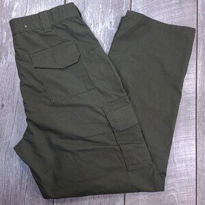 Mil-Spex Tactical Pants Mens 36x31 Tak Cargo Green Ripstop Performance